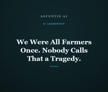 We Were All Farmers Once. Nobody Calls That a Tragedy.